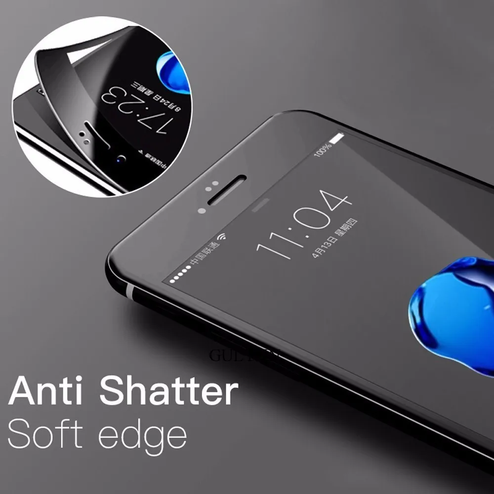 5D полноэкранное Защитное стекло для iPhone 6 6S 7 8 Plus закаленное 6s X XS 10 защитная