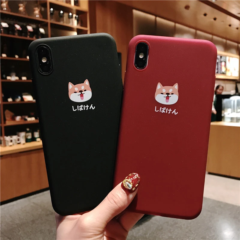Lovebay Phone Case For iPhone 6 6s 7 8 Plus X XR XS Max Cute Cartoon Shiba Dog Soft TPU 11 Pro Back Cover |
