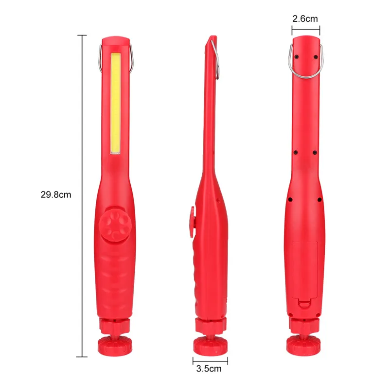 SANYI COB LED Woking Light от AAA батареи фонарик 3800LM портативный фонарь для кемпинга охоты