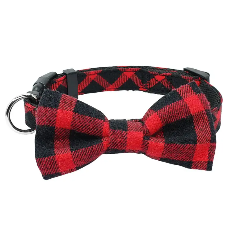 

1pcs Cloth Pet Dog Bow Tie Collar Adjustable Bow Tie Necktie Collar Lovely Dog Cat Puppy Pet Kitty Accessory