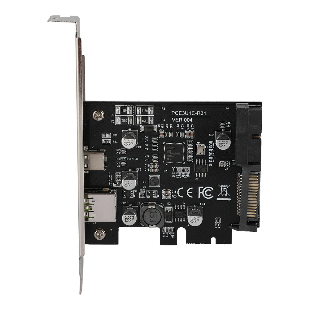 Новая карта расширения USB3.1 Type C 19PIN Передняя BC1 Быстрая зарядка + USB конвертера PCI