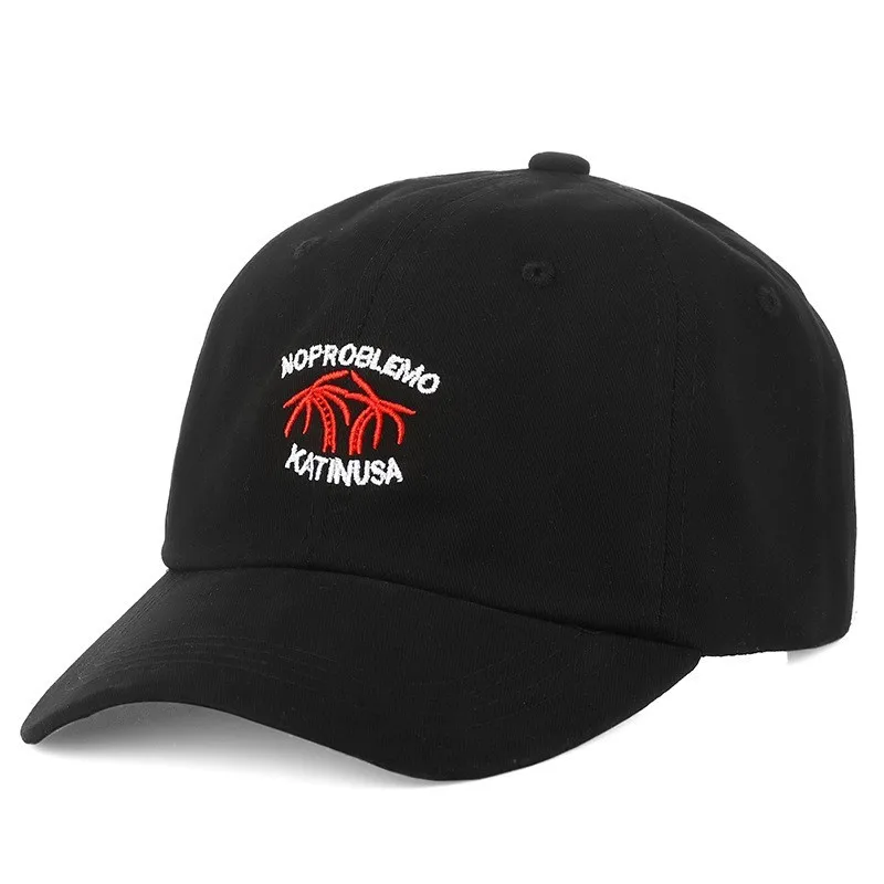 Весна Лето Гавайи Бейсбол Кепки Черные Шляпы casquette вышивка письмо шляпы для