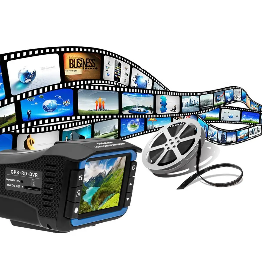Анти радар авто видеорегистратор антирадар GPS китайский упрощенный/русский DVR