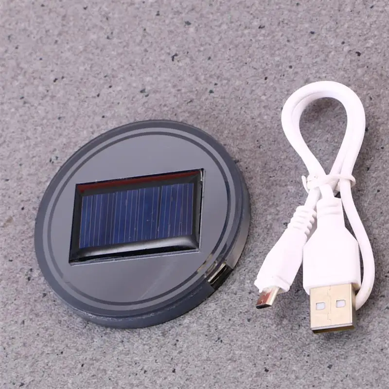 Упаковка из 2 USB Солнечная чашка с питанием Коврик противоскользящий