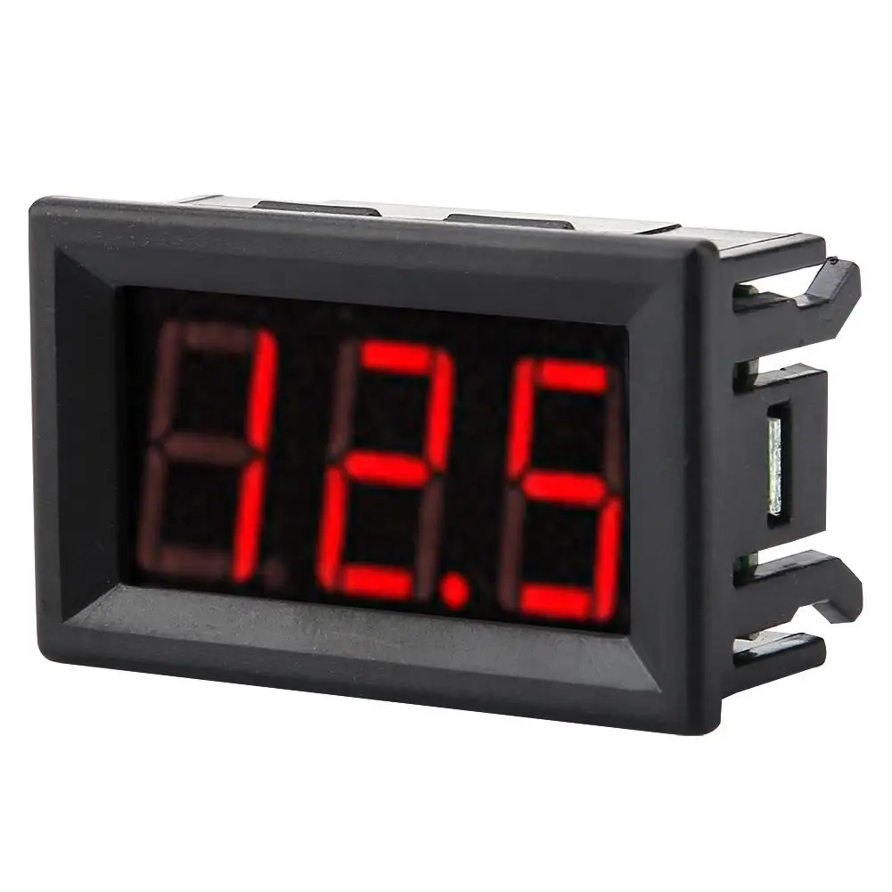 0.56 inch Digital Voltmeter 3 Wire LED Voltage Meter Panel with Reverse Protection DC0-100V | Инструменты