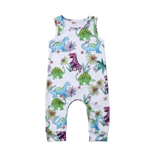 Newborn Baby Kids Boys Girls Infant Romper Cotton Outfit Set Siamese Trousers Colorful Sleeveless Waistcoat kids Clothes |