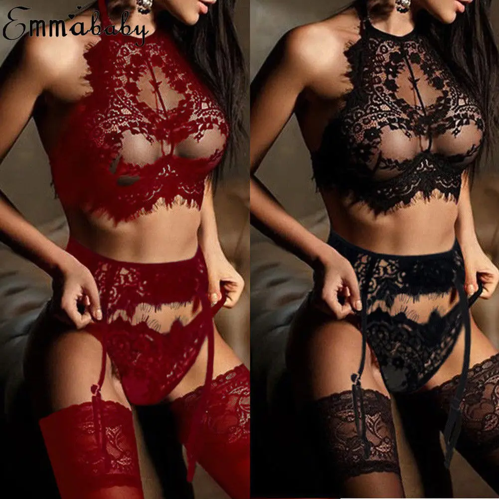 Для женщин Эротическое белье Extotic Одежда Ночная сорочка бебидолл подвязки