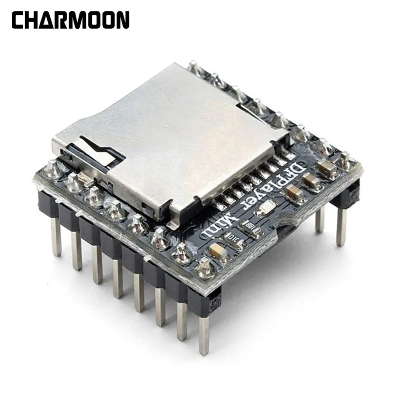 Мини модуль MP3 плеера tf карта u диск мини mp3 плеер аудио голосовой платы для Arduino DF