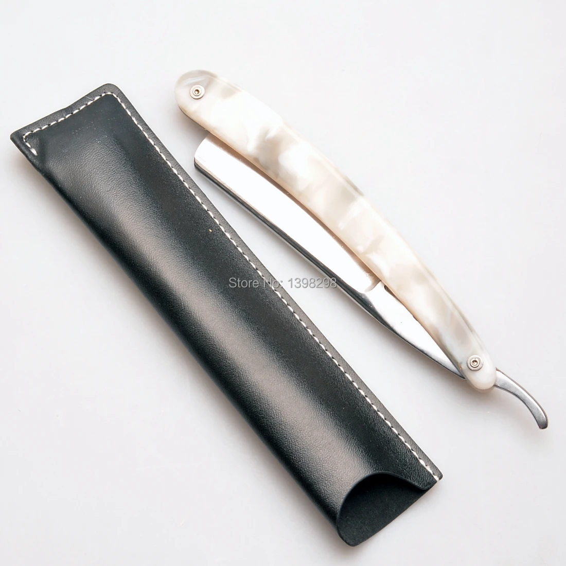 CSB Парикмахерская бритва прямая акриловая бритвенная ручка ручная работа Бритва