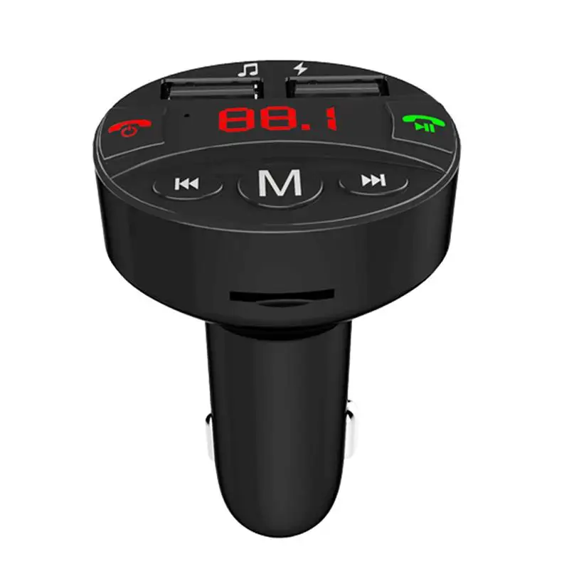 Bluetooth FM Radio Transmitter Car Kit Handsfree Wireless Audio MP3 Music Player Dual USB Charger Adapter U Disk TF Card | Автомобили и