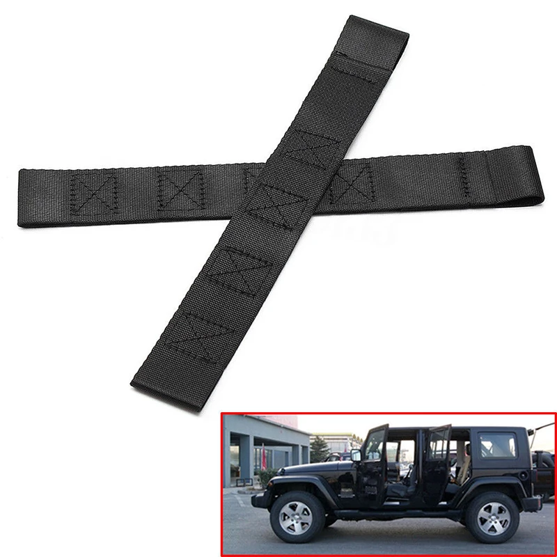 2 шт. автомобильные регулируемые ремни для Jeep Wrangler CJ TJ YJ 1955 2006|Натяжные ремни| |