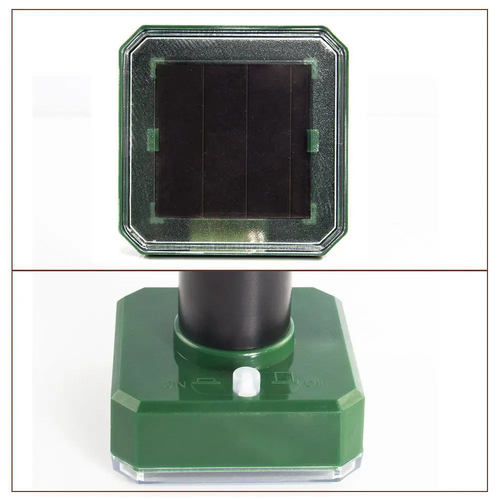 2 Pieces Solar Sonic Mole Repellent Vole Deterrent Chaser Spike | Дом и сад