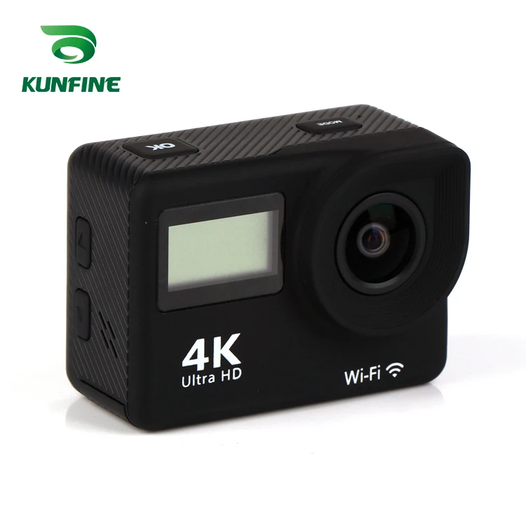KUNFINE со сверхвысоким разрешением Ultra HD 4K Спортивная видеокамера DV Action с пультом