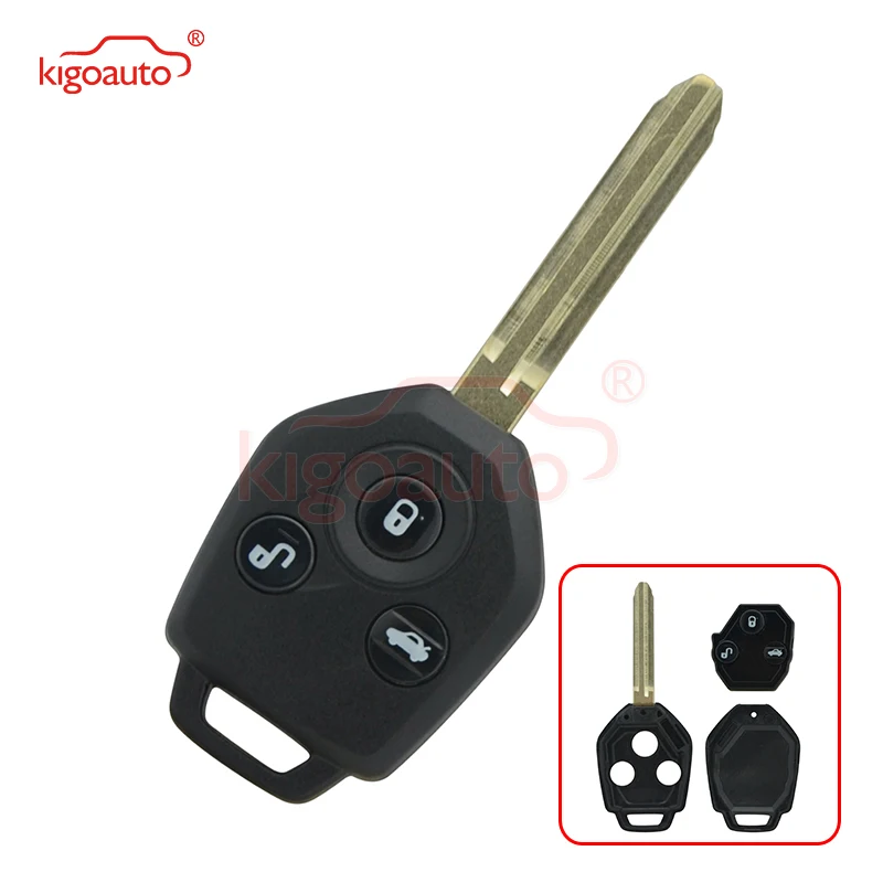 Kigoauto 88049SC000 Blank дистанционный ключ брелок от машины 3 Button 433MHz G Chip для Subaru Forester Impreza