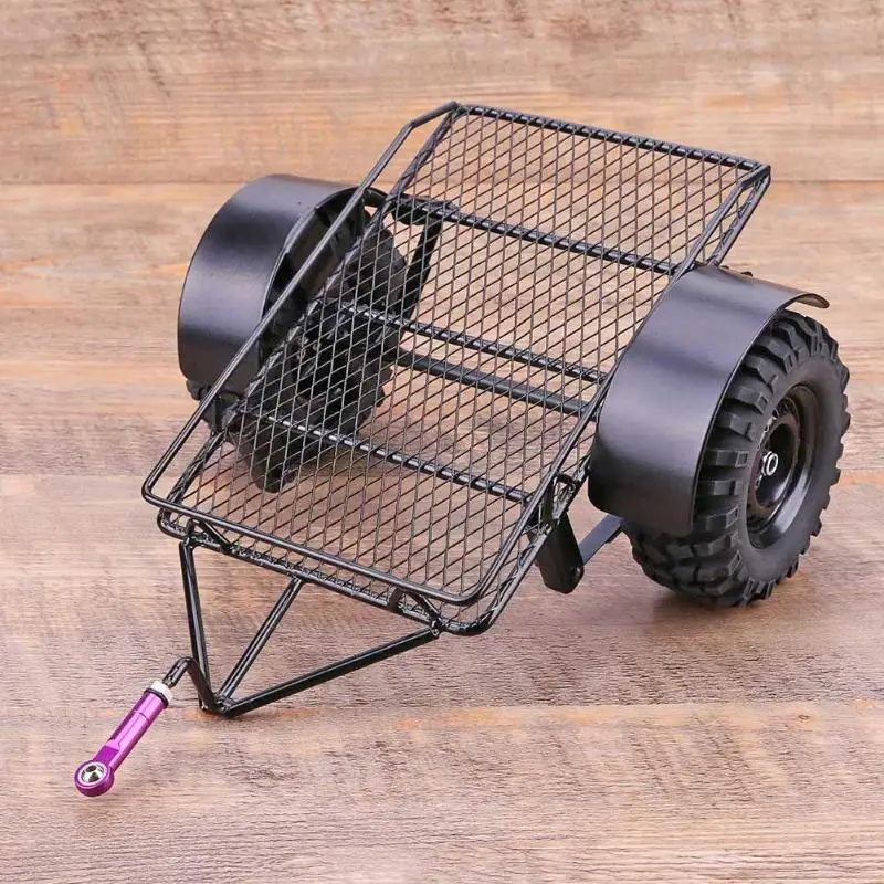 Имитация прицепа автомобильные шины с бункером для Tamiya CC01 Axial Scx10 90046 90048