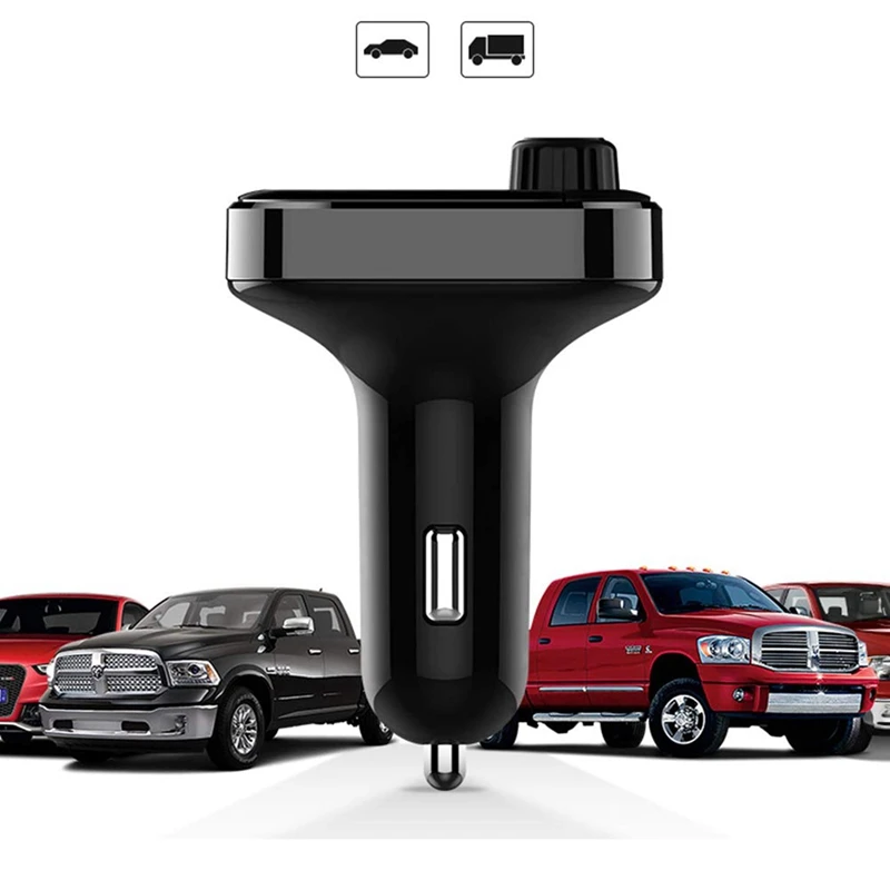 Fm Transmitter Bluetooth Handsfree Car Kit Audio Mp3 Player Type-C Quick Charge Dual Usb 3.6A Charger 4.2 | Автомобили и