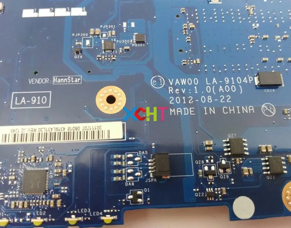 CN-0HDY2Y 0HDY2Y HDY2Y VAW00 LA-9104P w I3-3217U Процессор для Dell Inspiron 3521 HM76 Материнская плата ноутбука