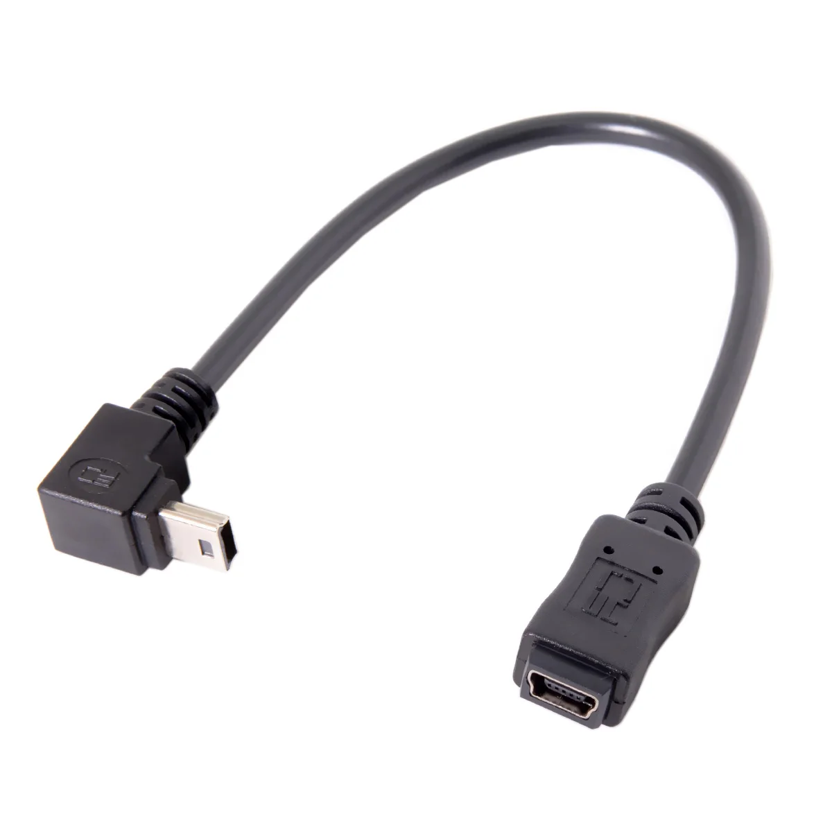 

Xiwai GPS Mini USB 5P 90D Down Direction Angled Male to 5P Female Extension Cable 0.2M