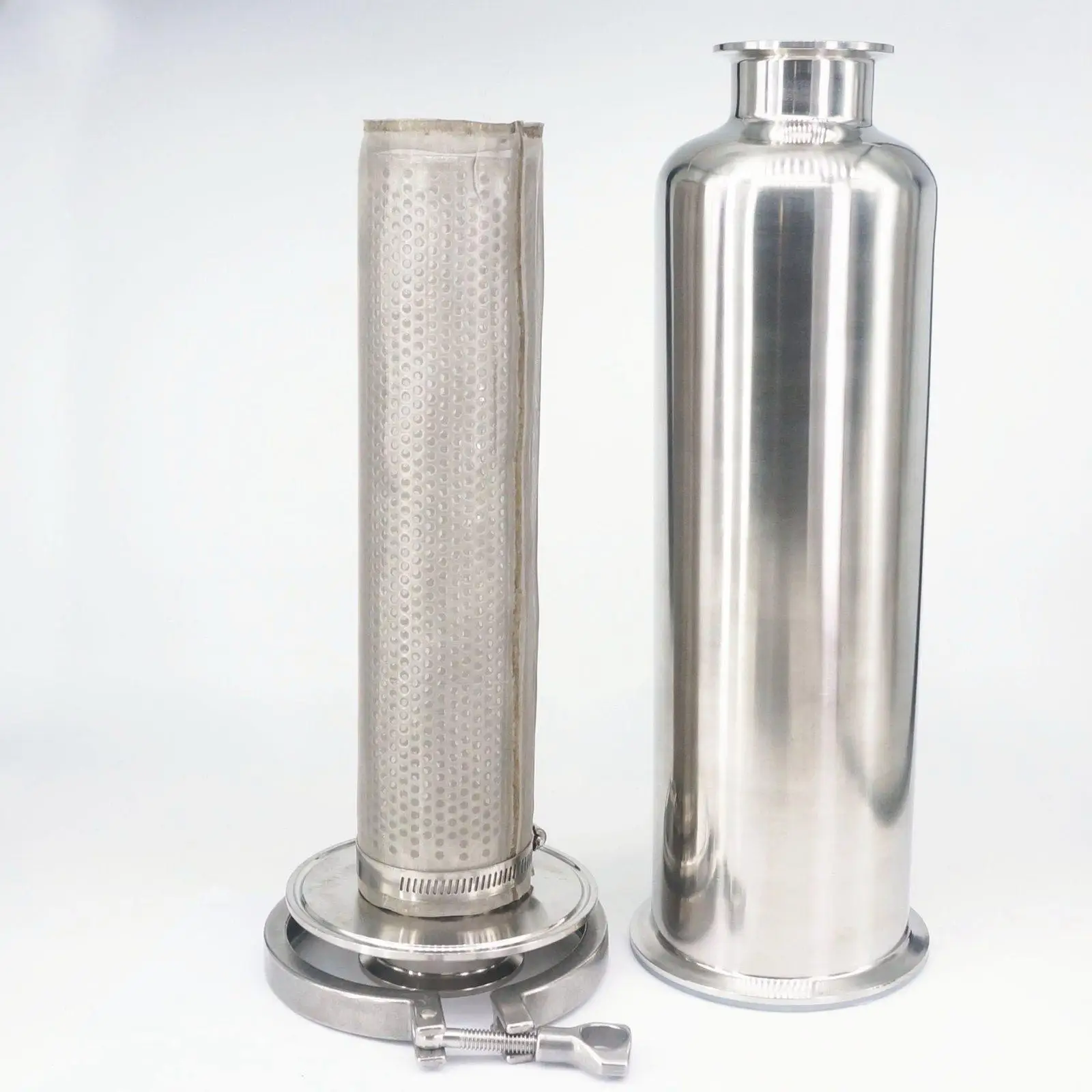 Fit 51mm Pipe OD 2&quot Tri Clamp SUS 304 Stainless Steel In-line Filter Strainer Beer Brewing 100 Mesh | Обустройство дома