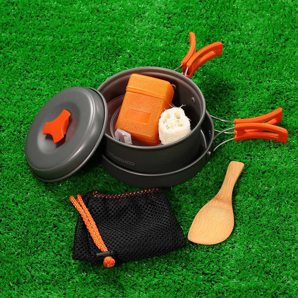 TOMSHOO уличная посуда для кемпинга набор инструментов приготовления пищи на