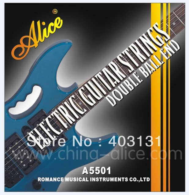 

Electric Guitar Strings ALICE 010-046 Double Ball End Nickel Alloy Wound Music Wire for Electric Guitar