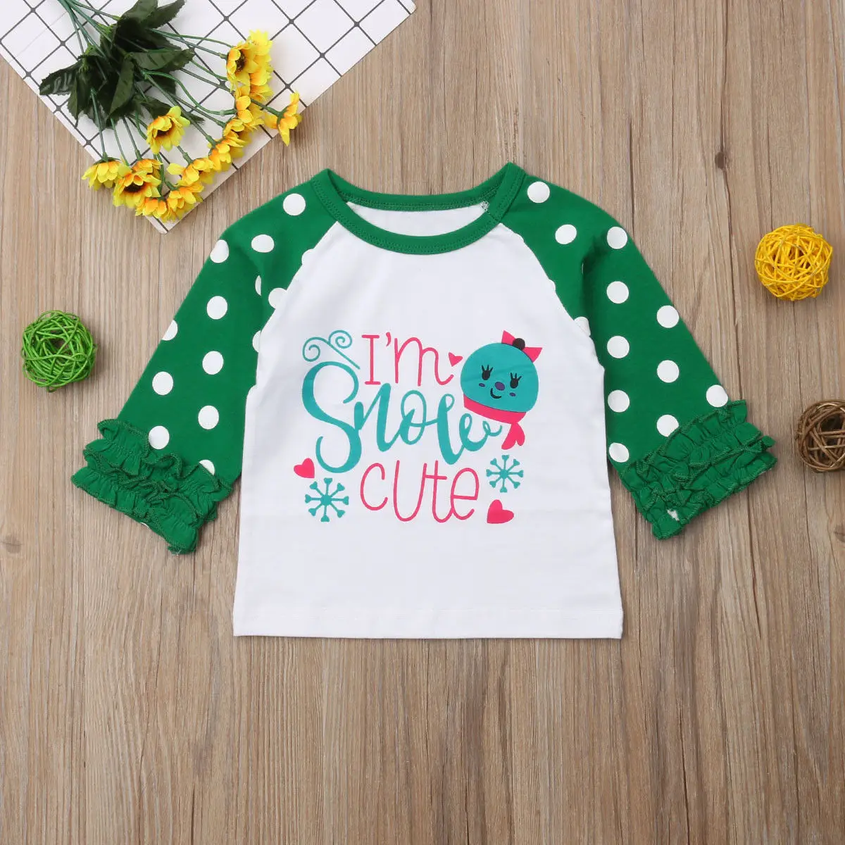 Cute 0-6T Newborn Infant Baby Girl Long Sleeves T-shirt Tops Casual Clothes Autumn Children Clothing | Детская одежда и обувь