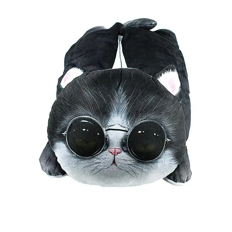 Портативный 3D мультяшный питомец форма плюшевая коробка для салфеток держатель