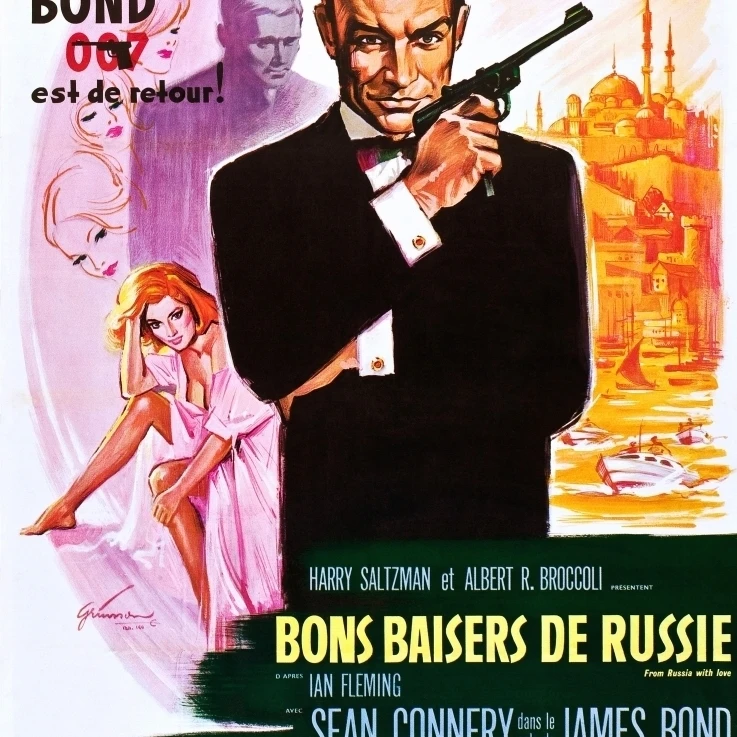 Из России с любовью (Aka Bons Baisers De Russie) постер фильмом Masterprint (24x36)|Таблички и знаки| |