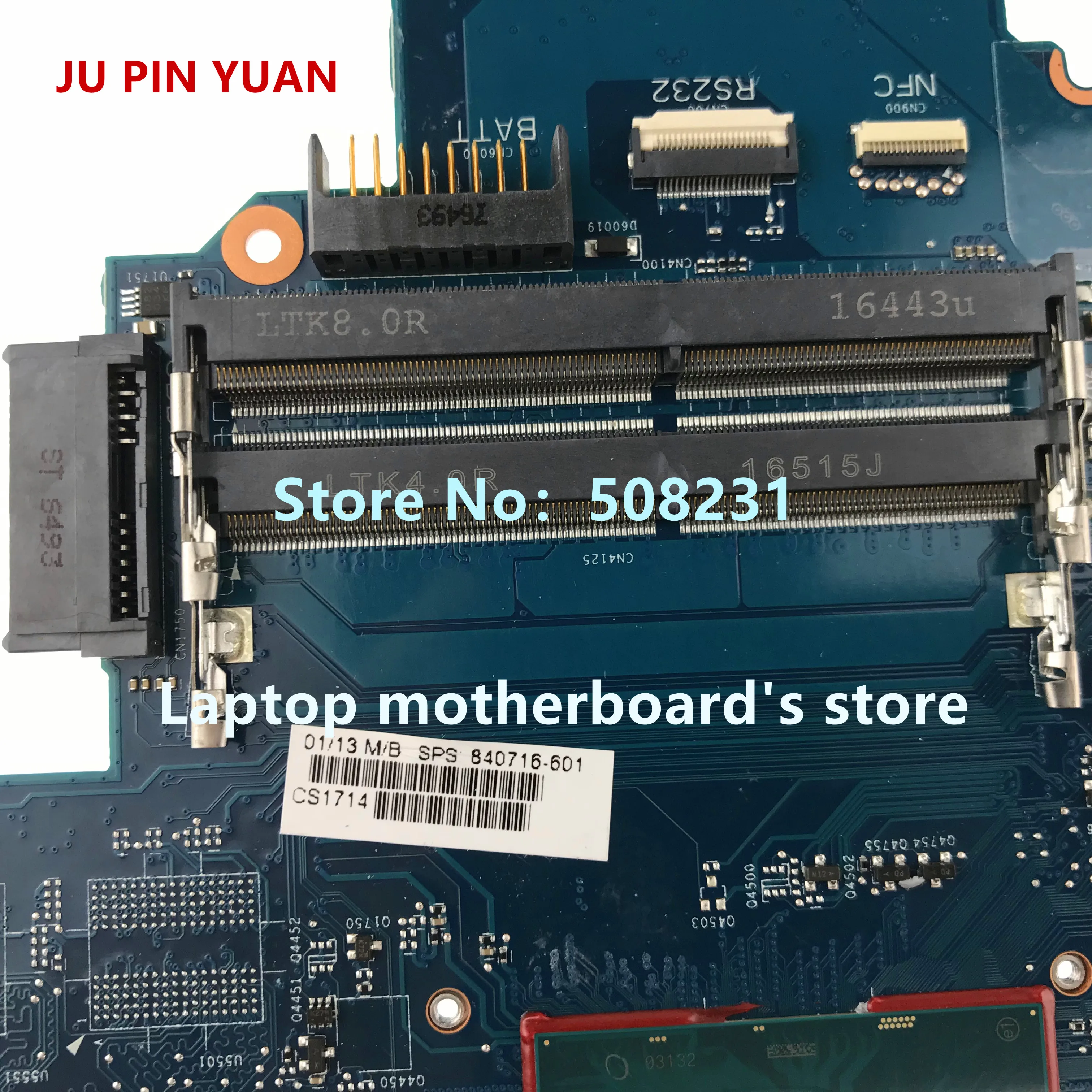 JU PIN YUAN для HP ProBook 640 650 G2 Материнская плата ноутбука 840716 601 001 аккумулятор большой