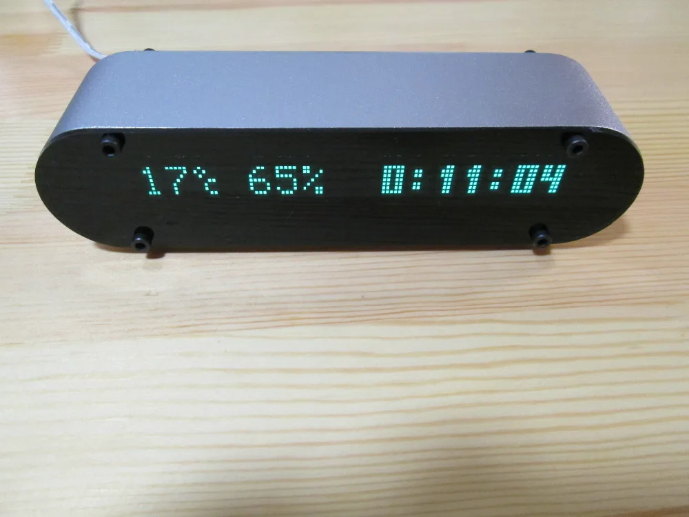DYKB VFD часы + Цифровой термометр гигрометр Высокая точность RX8025T WIFI датчик