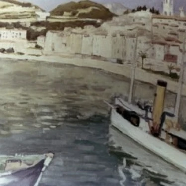 Harbor in Menton by Albert Marquet 1875 1947 постер (18x24)|Таблички и знаки| |