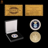 us air force washington department of the air force gold plated military metal token challenge souvenir coin wluxury box show