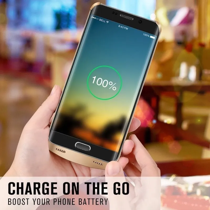 Внешний аккумулятор Ext power 4200 мАч для samsung Galaxy S6edge S6 Edge тонкий портативный