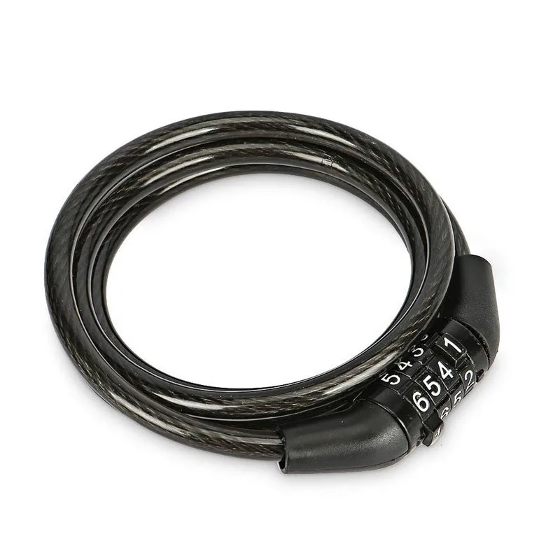 2019 обновление Противоугонный трос велосипедный замок 4 цифровой код Пароль