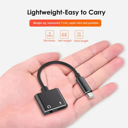 Адаптер для зарядки и наушников 2 в 1 Type C на 3 5 мм разъем Aux аудио USB кабель|Адаптеры