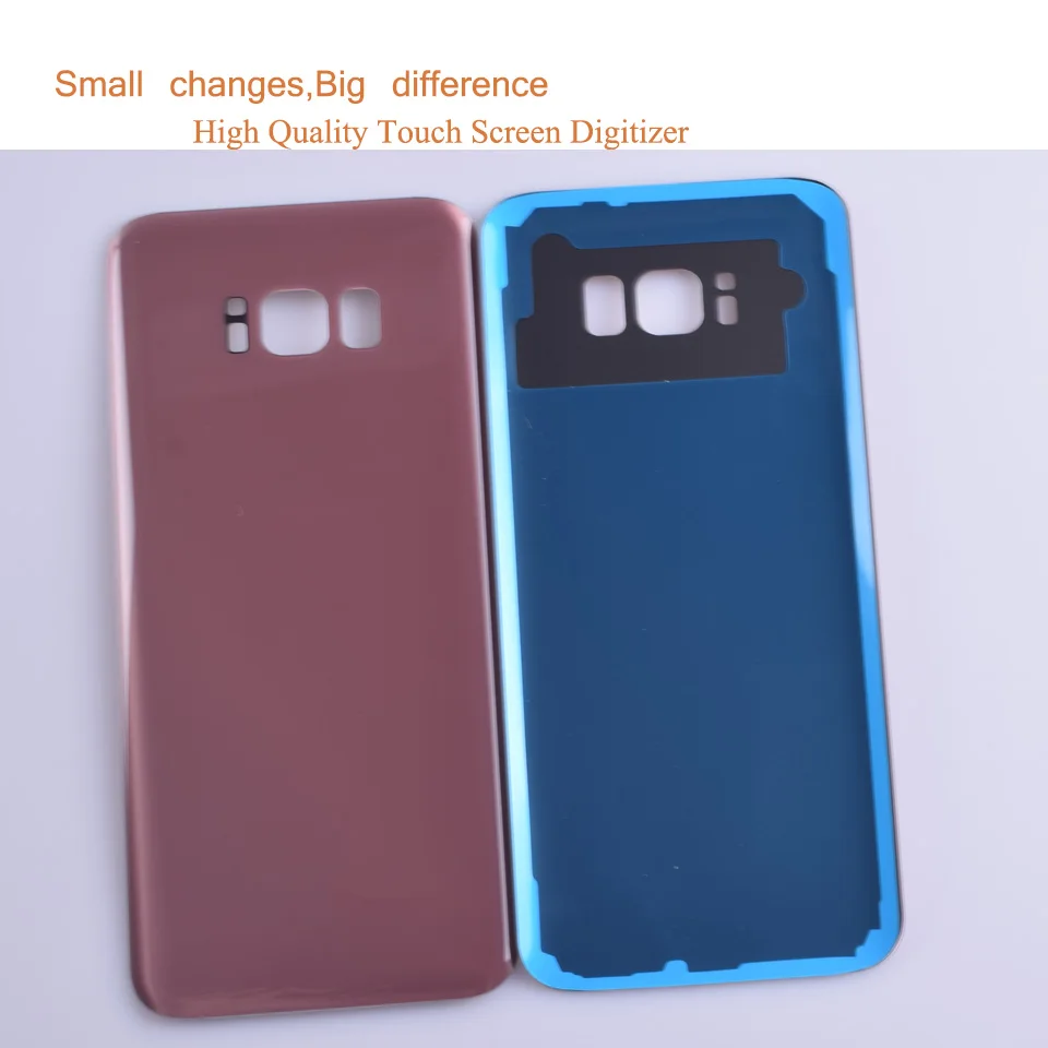 10 шт./лот для Samsung Galaxy S8 + Plus G955 G955F корпус с аккумулятором задняя крышка Корпус