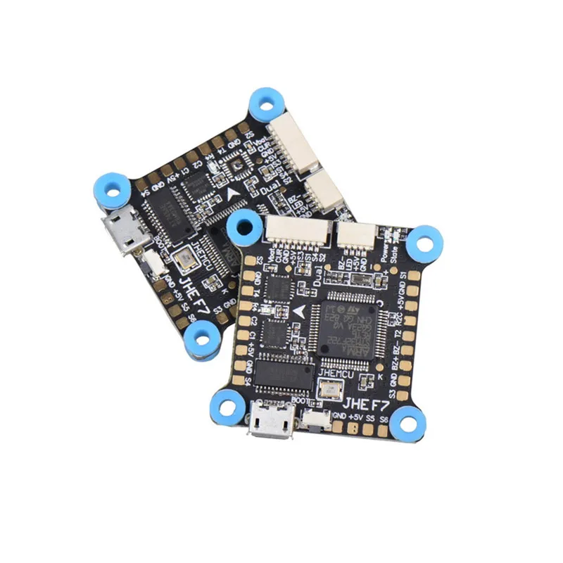 Контроллер полета JHEMCU 30 5x30 5 мм с двойным гироскопом F7 AIO OSD в 8 BEC и черная коробка