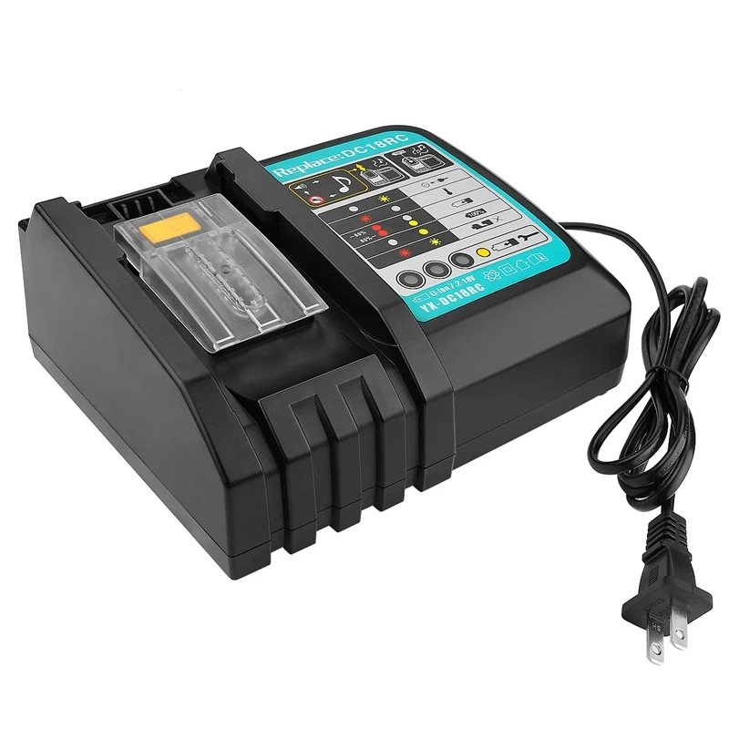 Новое литий ионное зарядное устройство 3A зарядный ток для Makita 14 4 в 18 Bl1830 Bl1430 Dc18Rc