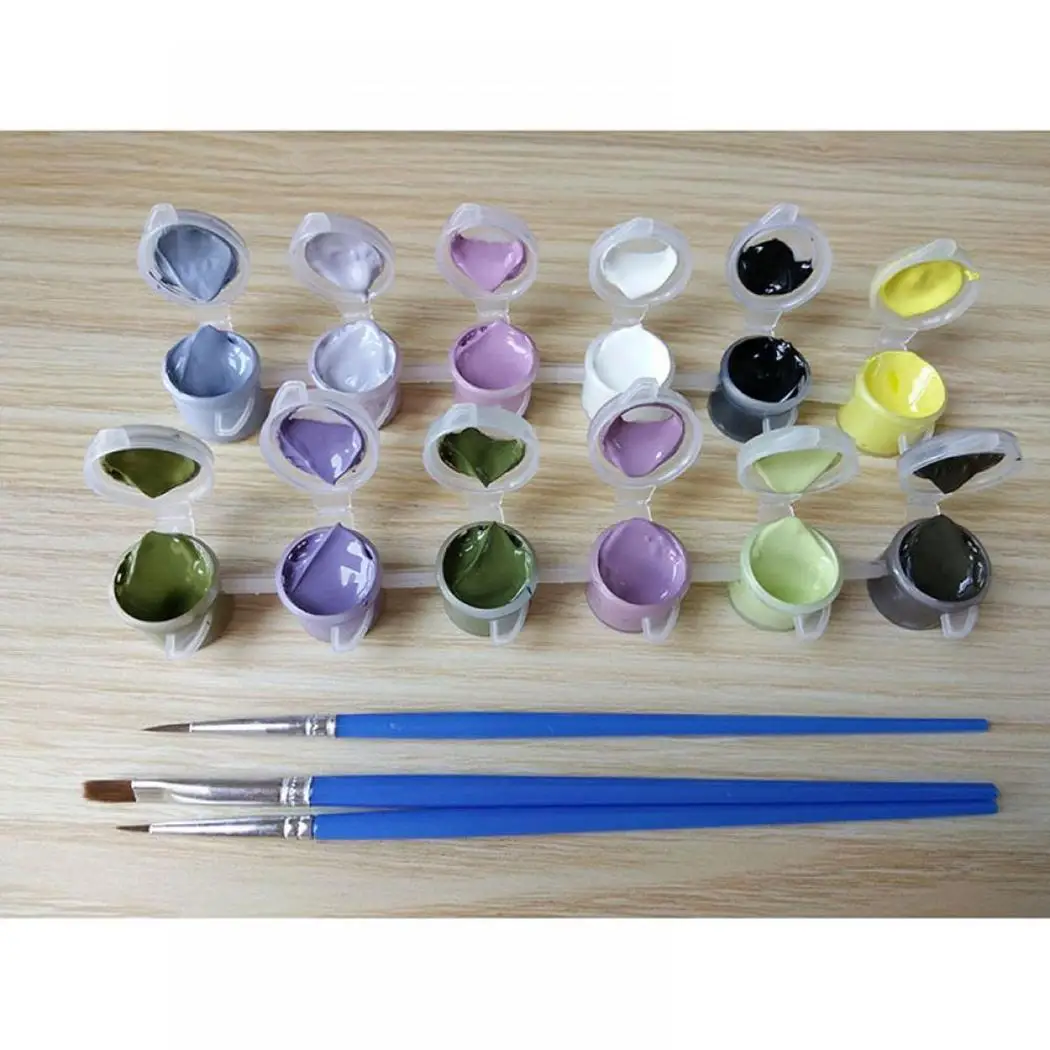 Домашний декор животный тематика узор Безрамное масло прямоугольная картина DIY