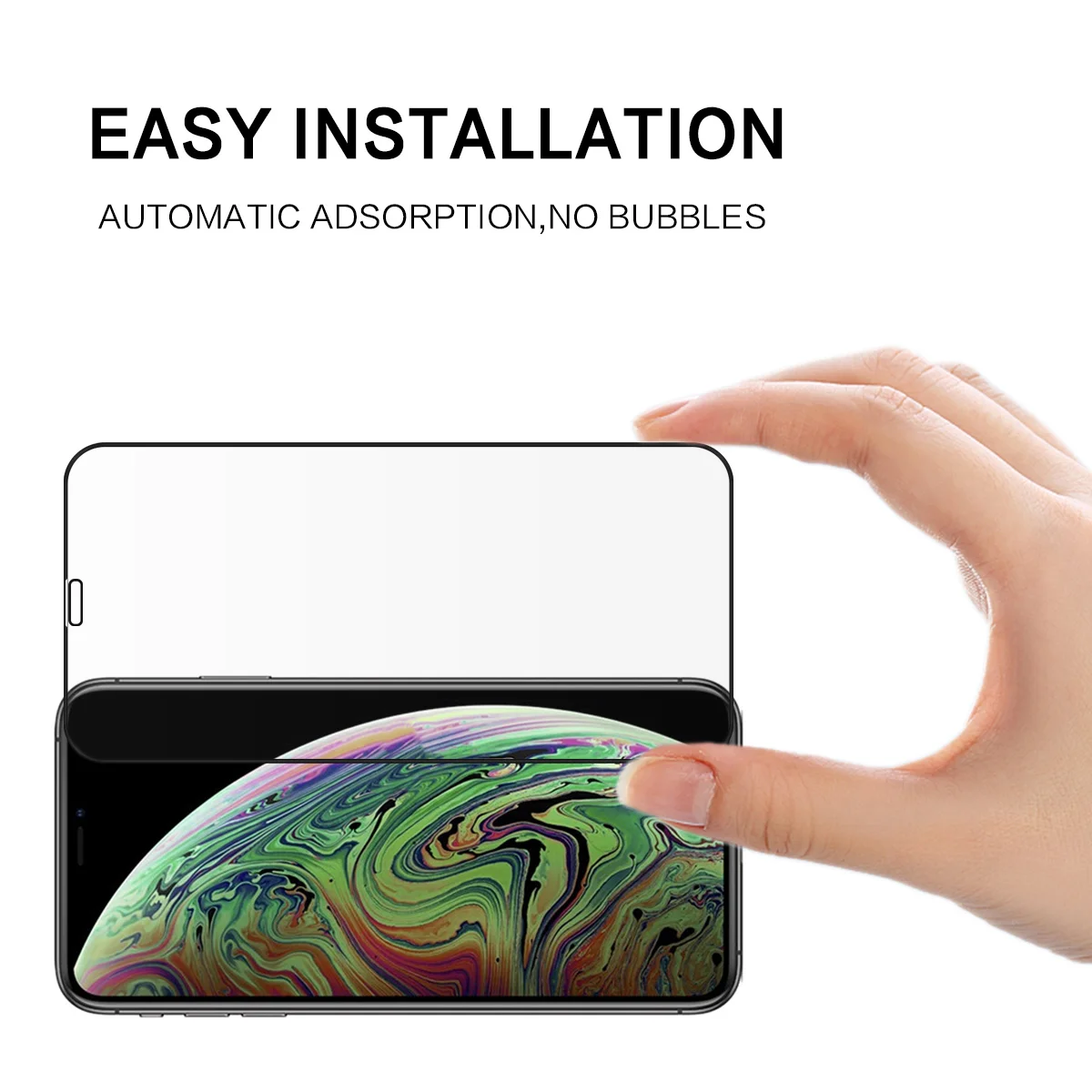 2 упаковки из закаленного стекла для iPhone Xs Max/Xr Защитная пленка экрана телефона с