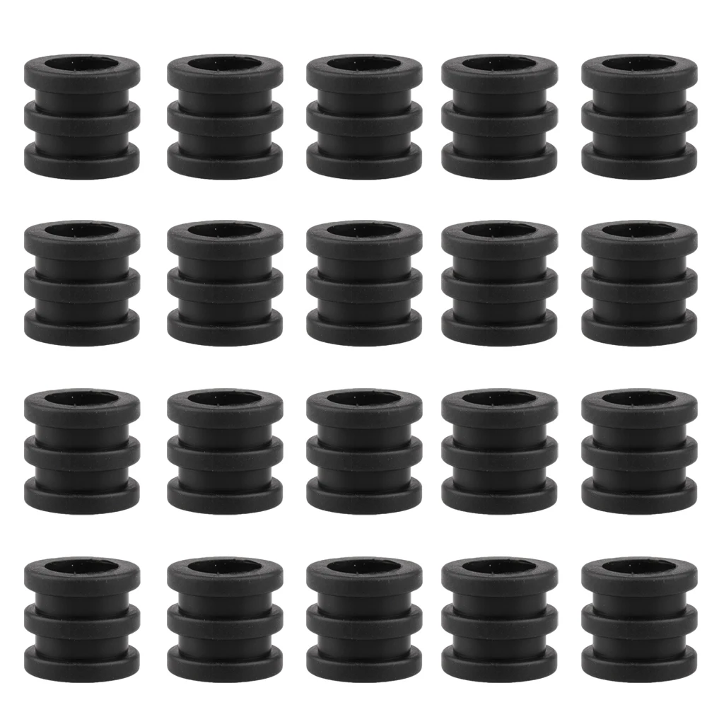 

MagiDeal 2019 20Pcs/Pack 16mm Foosball Table Rod Bumper Buffer for Table Football Foosball Table Rod Bumper