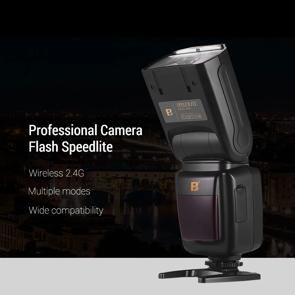 Профессиональная вспышка FB аксессуары черная Беспроводная 2 4G с для Canon SLR камера s