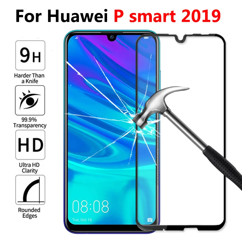 Защитное стекло для huawei p smart 2019 2017 Защита экрана huawey psmart закаленное защитное