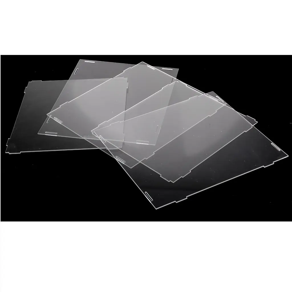 12 5x12 5x23 см акриловая витрина Пылезащитная выставочная для фигурки 3D моделей