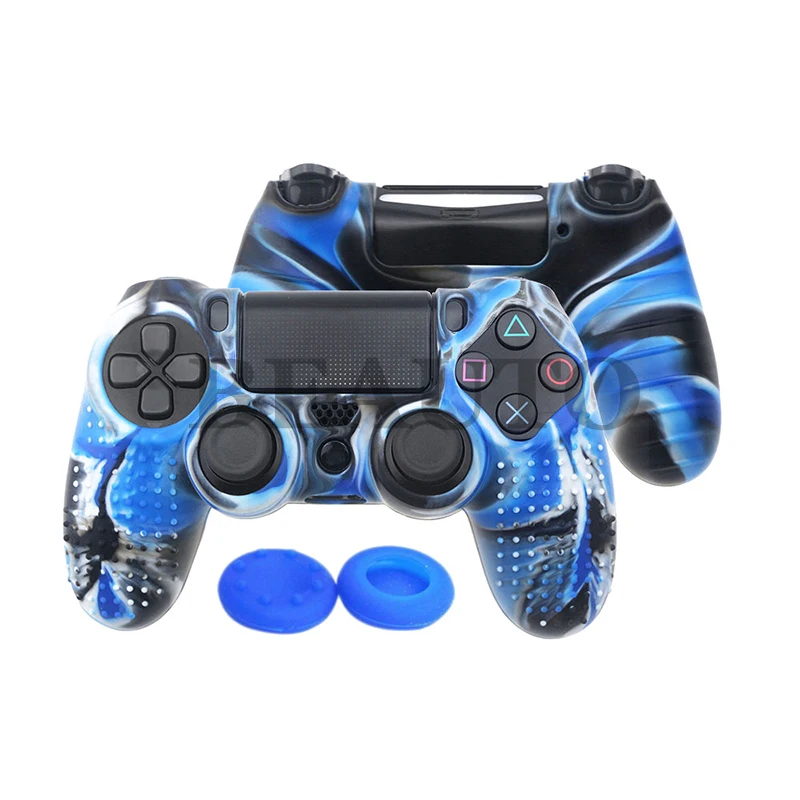 Для Dualshock Playstation 4 PS4 Slim Pro контроллер силиконовый чехол резиновый кожный колпачок