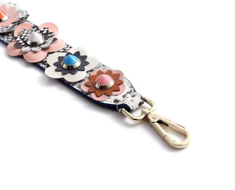 New Design Fashion Rivet Handbag Belts Women Bag Strap Accessory Bags Parts Strapper You Cow Leather Monster | Багаж и сумки