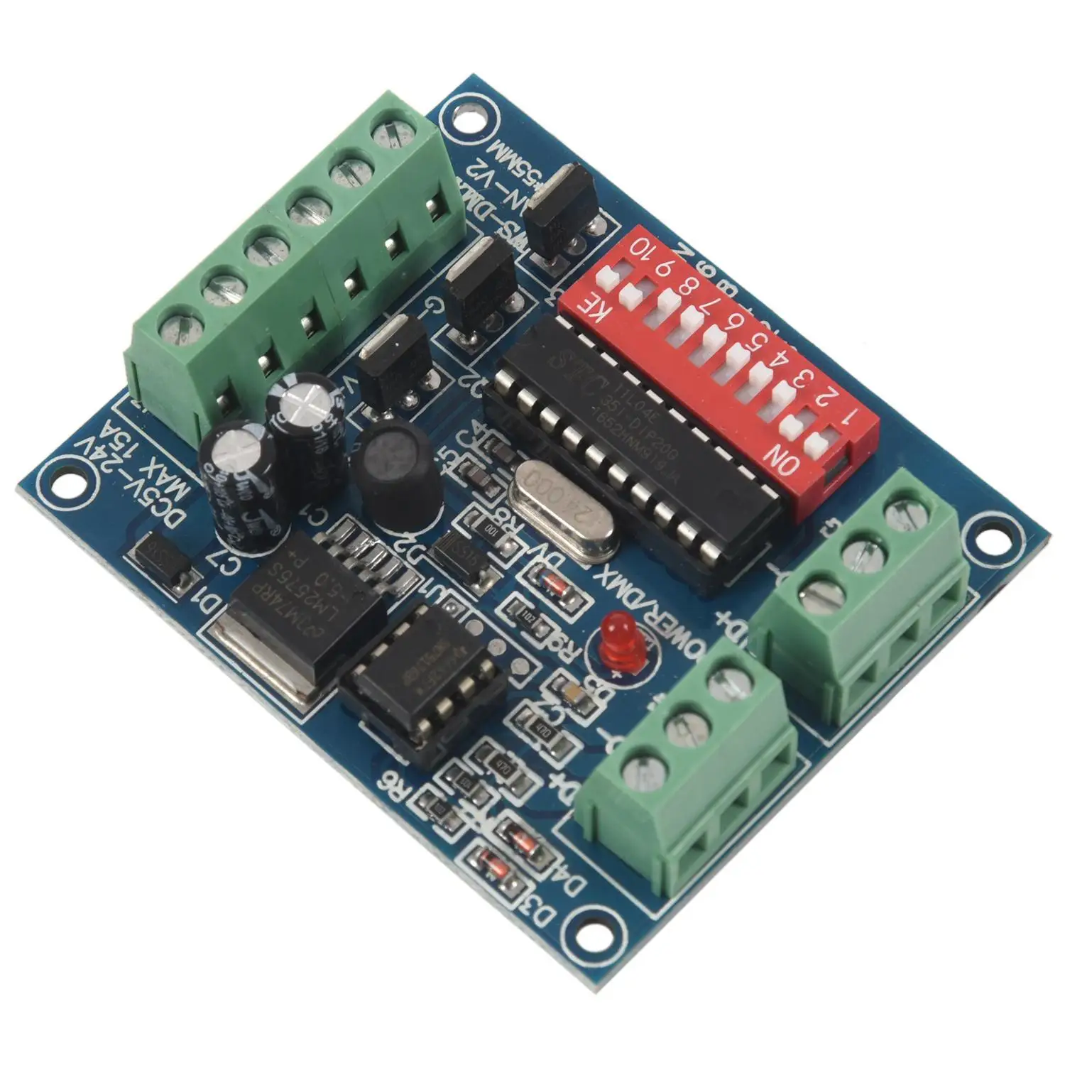 3 Channel DMX512 Controller Driver DMX Decoder 15A For RGB Led | Лампы и освещение