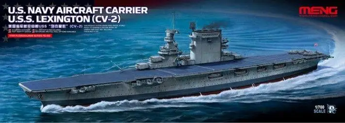 Meng PS 002 модель 1/700 американский морской авианосец USS Lexington CV 2|Наборы для сборки