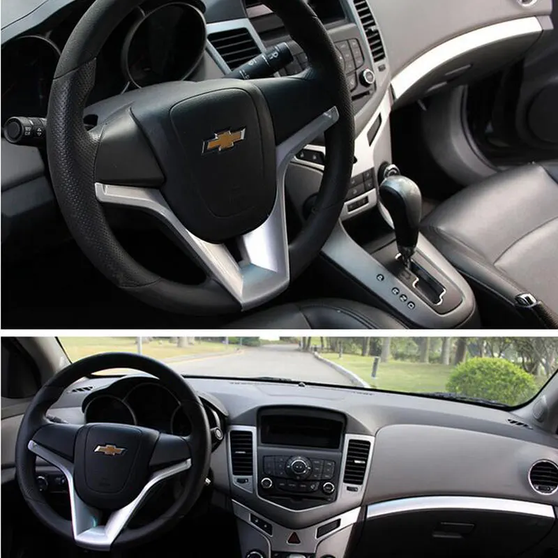 Накладка на руль автомобиля наклейка чехол для Chevrolet Cruze Sedan Hatchback 2011 2012 2013 2014
