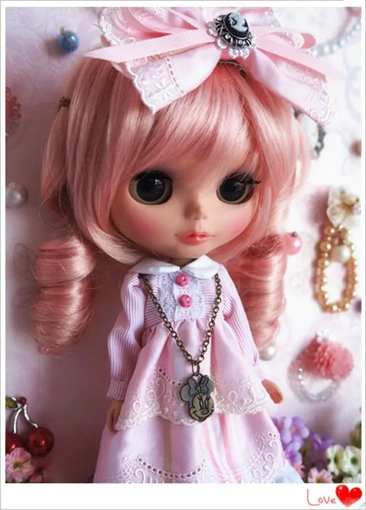 [Wamami] 92 #1 шт Ручная работа Babydoll короткое платье для кукол пуллип куклы Azone